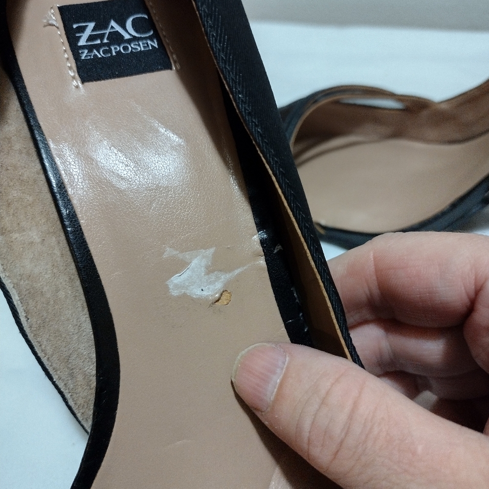 Zac Posen Valerian Half D'Orsay Closed Toe Pumps - Picture 8 of 13